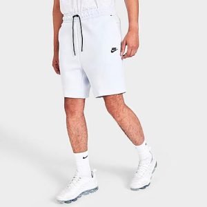 Nike Men&apos;s Sportswear Tech Fleece Shorts in Grey/Football Grey Size 2XL Cotton/Polyester/Fleece - 5797011