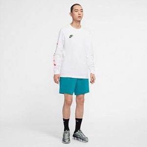 Nike Men&apos;s Sportswear Tech Fleece Shorts in Blue/Aquamarine Size XS Cotton/Polyester/Fleece - 5754728