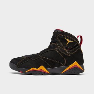 Jordan Air Retro 7 Basketball Shoes in Black/Black Size 8.0 Leather - 3171931