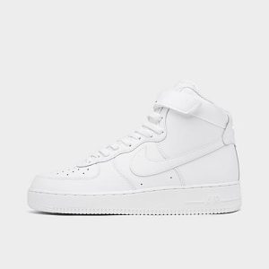 Nike Men&apos;s Air Force 1 High &apos;07 Casual Shoes in White/White Size 18.0 Leather - 3077217