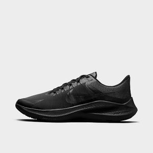 Nike Men&apos;s Air Zoom Winflo 8 Running Shoes in Black/Black Size 7.5 - 3134788