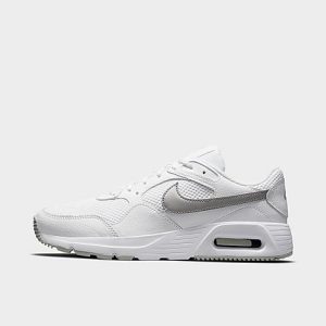 Nike Women&apos;s Air Max SC Casual Shoes in White/White Size 10.0 Leather - 3156402