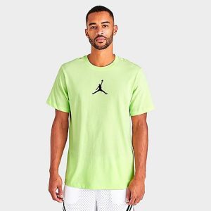 Jordan Jumpman Short-Sleeve Crew T-Shirt in Green/Light Liquid Lime Size 2XL Cotton/Polyester - 5849633