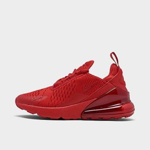 Nike Big Kids&apos; Air Max 270 Casual Shoes in Red/University Red Size 3.5 - 2524270