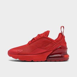 Nike Little Kids&apos; Air Max 270 Casual Shoes in Red/University Red Size 13.0 - 2519998