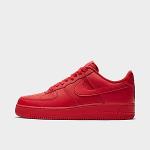 Nike Air Force 1 &apos;07 LV8 1 Casual Shoes in Red/University Red Size 11.5 - 2523001