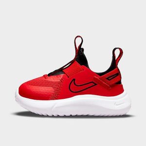 Nike Kids&apos; Toddler Flex Plus Running Shoes in Red/University Red Size 4.0 - 3526798