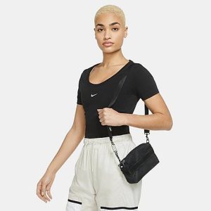 Nike Sportswear Futura Luxe Crossbody Bag in Black/Black 100% Polyester - 8098666