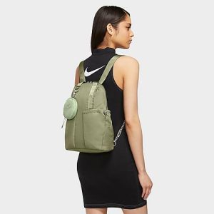 Nike Women&apos;s Sportswear Futura Luxe Mini Backpack in Green/Alligator 100% Polyester - 8207384