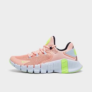 Nike Women&apos;s Free Metcon 4 Training Shoes in Pink/Arctic Orange Size 11.5 - 3522136