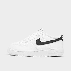 Nike Kids&apos; Toddler Force 1 Casual Shoes in White/White Size 3.0 Leather - 3209840