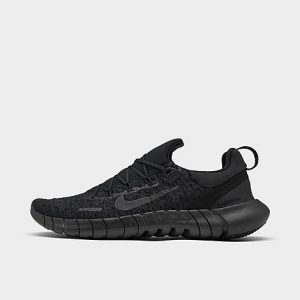 Nike Men&apos;s Free Run 5.0 Running Shoes in Black/Black Size 15.0 Knit - 3038821