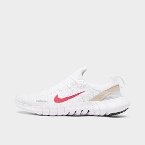 Nike Men&apos;s Free Run 5.0 Running Shoes in White/White Size 13.0 Knit - 3126459