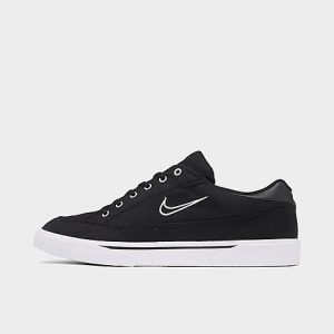Nike Men&apos;s Retro GTS Casual Shoes in Black/Black Size 13.0 Canvas - 3071296
