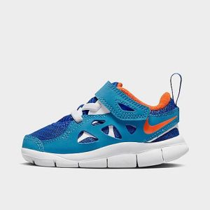 Nike Kids&apos; Toddler Free Run 2 Hook-and-Loop Running Shoes in Blue/Laser Blue Size 10.0 - 3525072