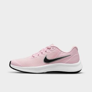 Nike Girls&apos; Big Kids&apos; Star Runner 3 Running Shoes in Pink/Pink Foam Size 7.0 - 3110943
