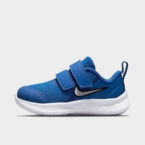 Nike Kids&apos; Toddler Star Runner 3 Hook-and-Loop Running Shoes in Blue/Game Royal Size 3.0 - 3197896