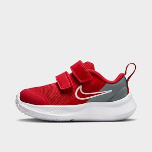 Nike Kids&apos; Toddler Star Runner 3 Hook-and-Loop Running Shoes in Red/University Red Size 10.0 - 3215339