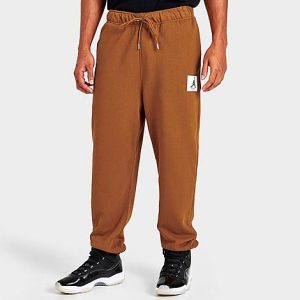 Jordan Essentials Statement Fleece Pants in Brown/Desert Bronze Size XL 100% Cotton/Fleece - 5774967