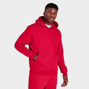 Jordan Essentials Fleece Pullover Hoodie in Red/Gym Red Size 3XL Cotton/Polyester/Fleece - 5723127