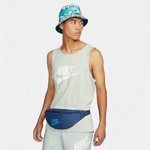 Nike Heritage Waist Pack in Blue/Mystic Navy Polyester - 8204658