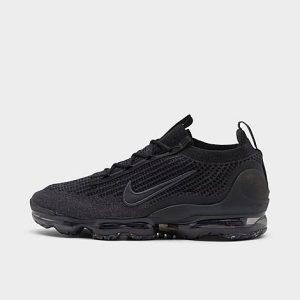 Nike Big Kids&apos; Air VaporMax 2021 Flyknit Running Shoes in Black/Black Size 7.0 - 3007525