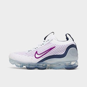 Nike Big Kids&apos; Air VaporMax 2021 Flyknit Running Shoes in Purple/White Size 7.0 - 3202185