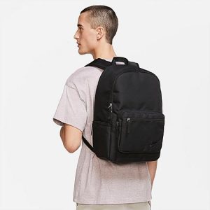 Nike Heritage Eugene Backpack in Black/Black Size 1SZ 100% Polyester - 8203759