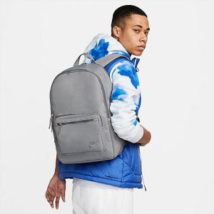 Nike Heritage Eugene Backpack in Grey/Particle Grey 100% Polyester - 8206291