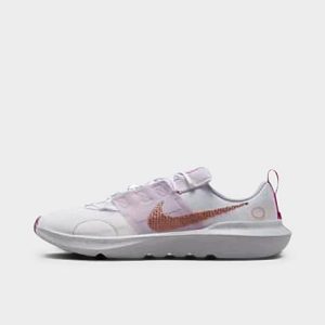 Nike Big Kids&apos; Crater Impact Running Shoes in White/White Size 6.5 - 3551750