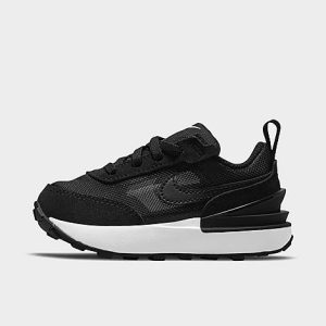 Nike Kids&apos; Toddler Waffle One Casual Shoes in Black/Black Size 10.0 Suede - 3197921