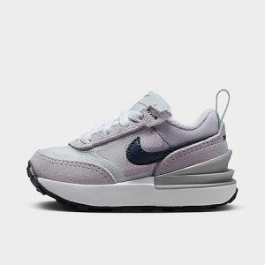 Nike Kids&apos; Toddler Waffle One Casual Shoes in Grey/Violet Frost Size 10.0 Suede - 3554227