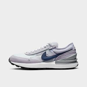Nike Big Kids&apos; Waffle One Casual Shoes in Purple/Violet Frost Size 6.0 Suede - 3551781