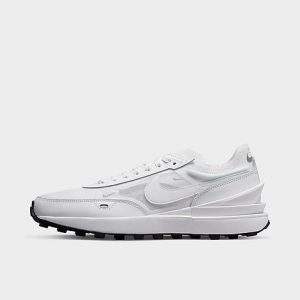 Nike Women&apos;s Waffle One Casual Shoes in White/White Size 12.0 Suede - 3220015