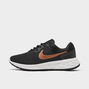 Nike Women&apos;s Revolution 6 Next Nature Running Shoes in Black/Dark Smoke Grey Size 11.0 - 3222739