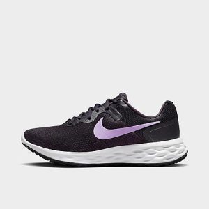 Nike Women&apos;s Revolution 6 Next Nature Running Shoes in Black/Cave Purple Size 10.5 - 3552551