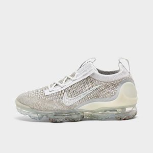 Nike Women&apos;s Air VaporMax 2021 Flyknit Running Shoes in Off-White/White Size 10.0 - 3019781