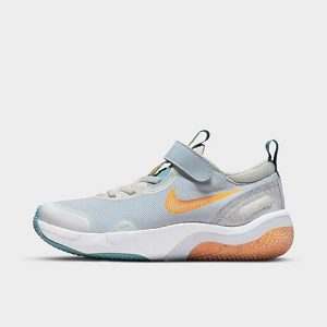 Nike Little Kids&apos; Explor Next Nature Running Shoes in Grey/Aura Size 12.0 - 3215211