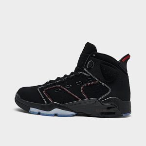 Jordan Men&apos;s 6-17-23 Basketball Shoes in Black/Black Size 9.0 Leather - 3104865