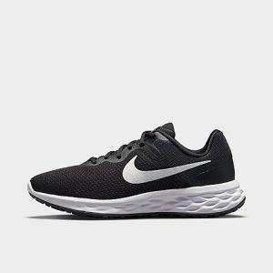 Nike Women&apos;s Revolution 6 Next Nature Running Shoes (Wide Width) in Black/Black Size 8.0 - 3071098