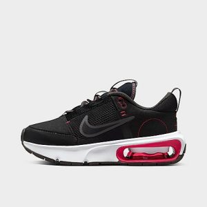 Nike Little Kids&apos; Air Max INTRLK Casual Shoes in Black/Black Size 12.5 Leather/Lace - 3173616