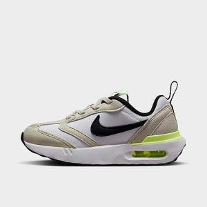 Nike Little Kids&apos; Air Max Dawn Casual Shoes in Grey/White Size 2.0 Suede/Plastic - 3554832