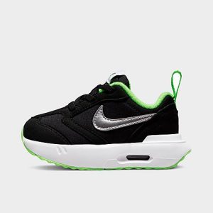 Nike Kids&apos; Toddler Air Max Dawn Casual Shoes in Black/Black Size 5.0 Suede/Plastic - 3150206