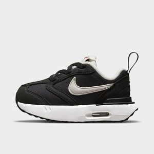 Nike Kids&apos; Toddler Air Max Dawn Casual Shoes in Black/Black Size 3.0 Suede/Plastic - 3151623