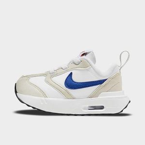 Nike Kids&apos; Toddler Air Max Dawn Casual Shoes in White/White Size 3.0 Suede/Plastic - 3151627