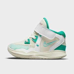 Nike Kids&apos; Toddler Kyrie Infinity Basketball Shoes in Green/Off-White/Sea Glass Size 6.0 - 3500515
