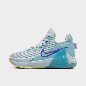 Nike Boys&apos; Little Kids&apos; Lebron Witness 6 Basketball Shoes in Grey/Aura Size 11.0 Plastic - 3218449