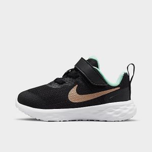 Nike Kids&apos; Toddler Revolution 6 Casual Shoes in Black/Black Size 3.0 - 3199238