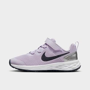 Nike Little Kids&apos; Revolution 6 Running Shoes in Purple/Violet Frost Size 13.0 - 3554876