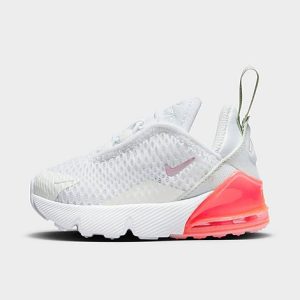 Nike Kids&apos; Toddler Air Max 270 Casual Shoes in White/White Size 4.0 - 3524821
